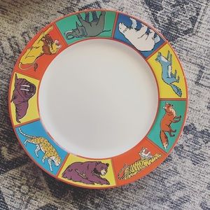 Vintage Barnum’s Circus Animals Bowl + Plate Set